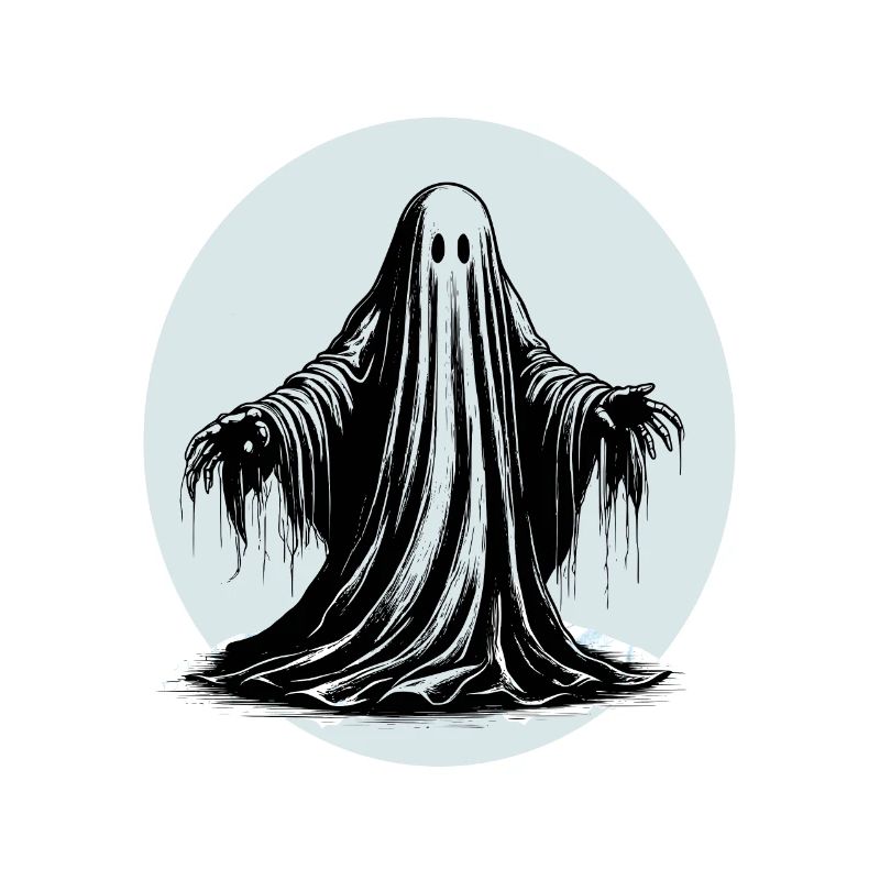 Conception graphique fantôme cool