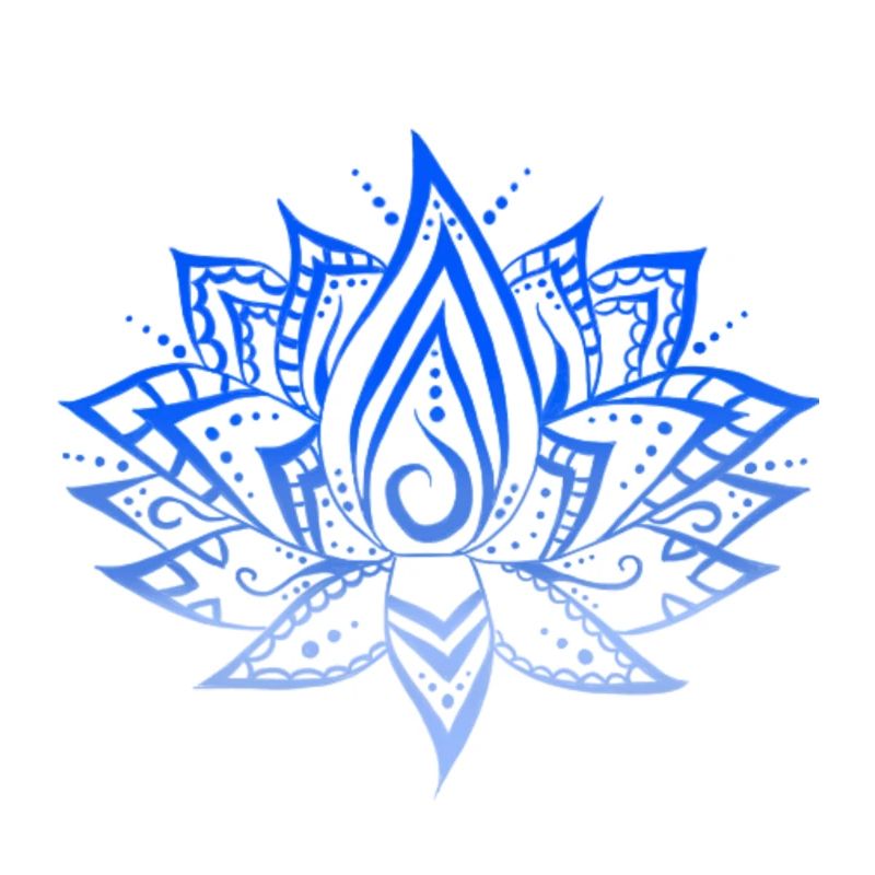 lotus couleurs bleu
