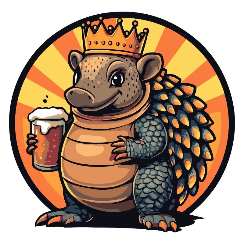Gürteltier Bier Comic