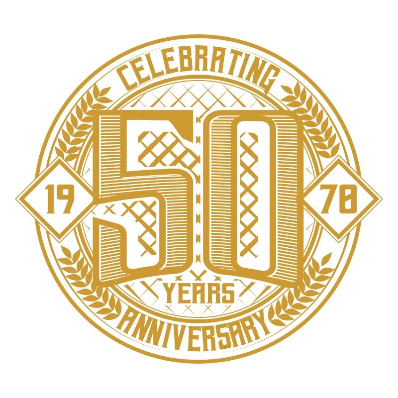 célébration du 50e anniversaire de naissance de 1970