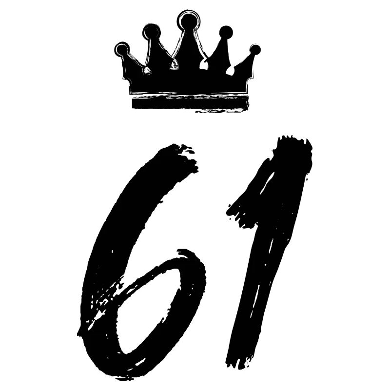 61 Number crown