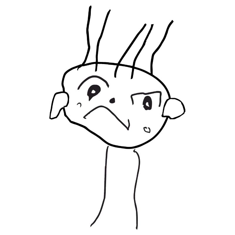 Dessin au trait simple - Visage - Herbert