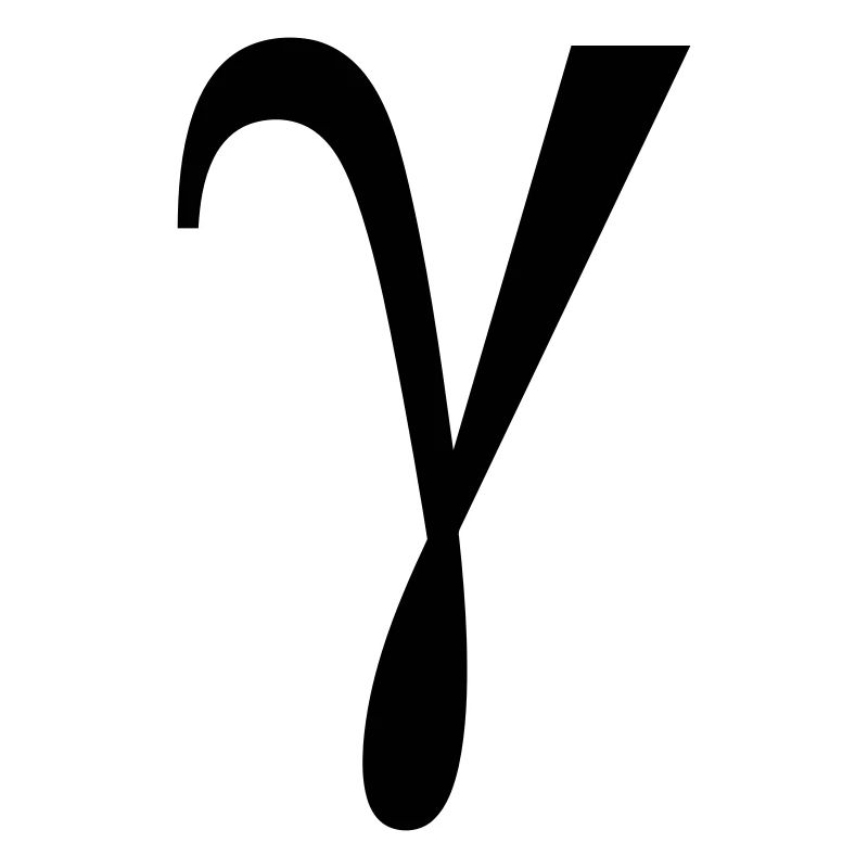 Gamma griechischer Buchstabe