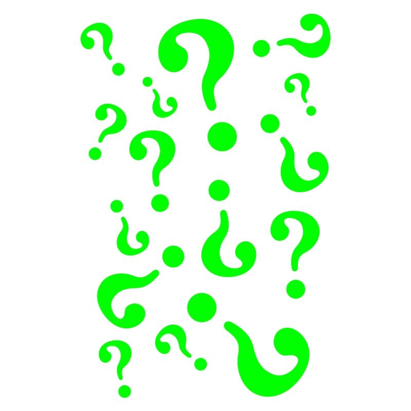 points d'interrogation