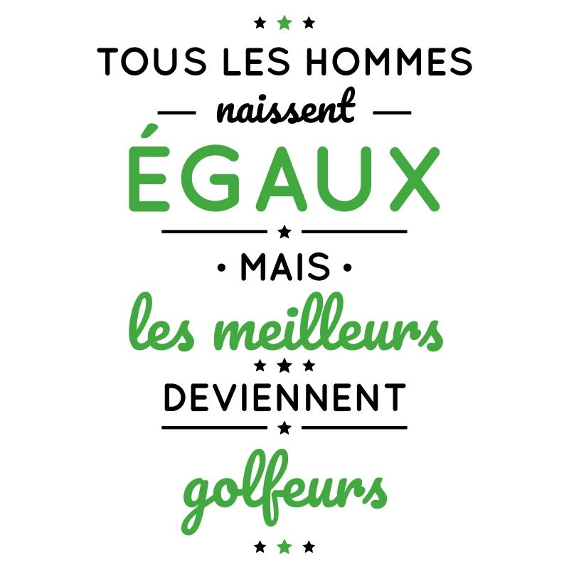 Golf - Hommes égaux meilleurs deviennent golfeurs