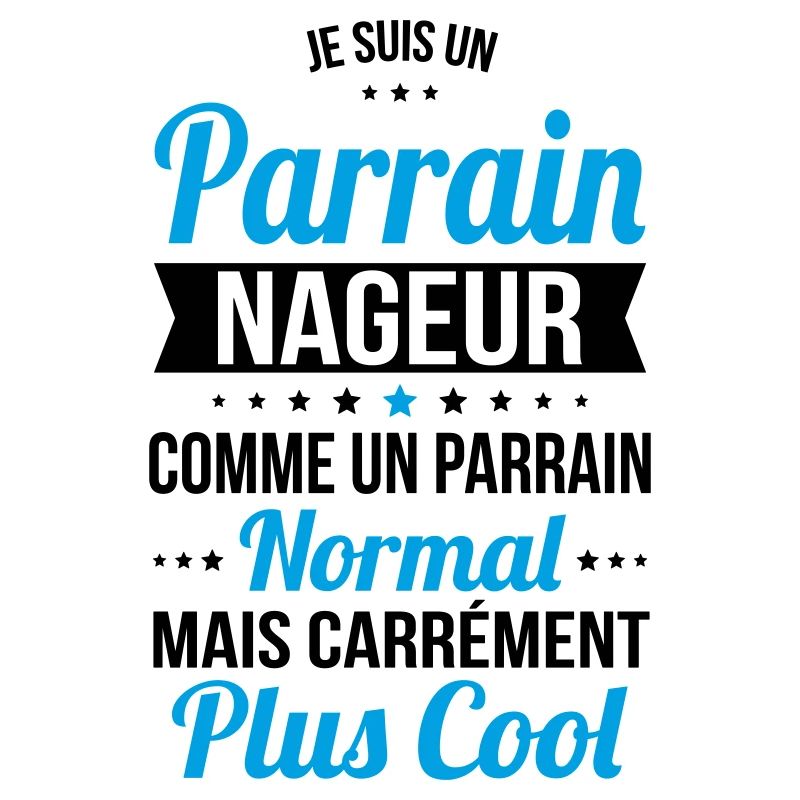 Parrain nageur comme un parrain normal plus cool