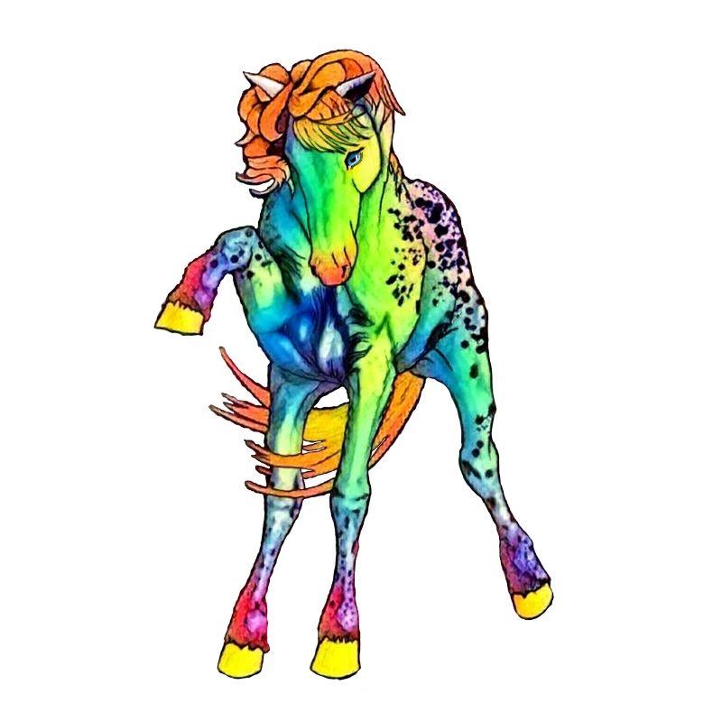 neon Pferd
