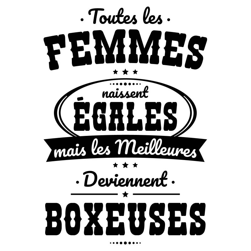 Femmes égales les meilleures deviennent boxeuses