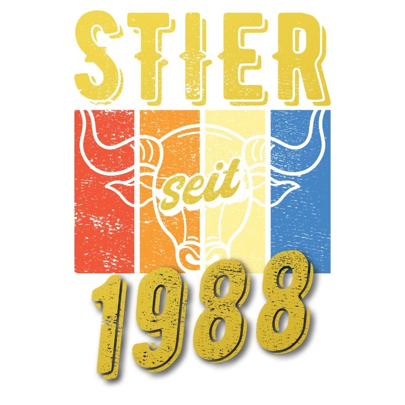 Stier 1988 Geburtstag Sternzeichen Geschenkidee