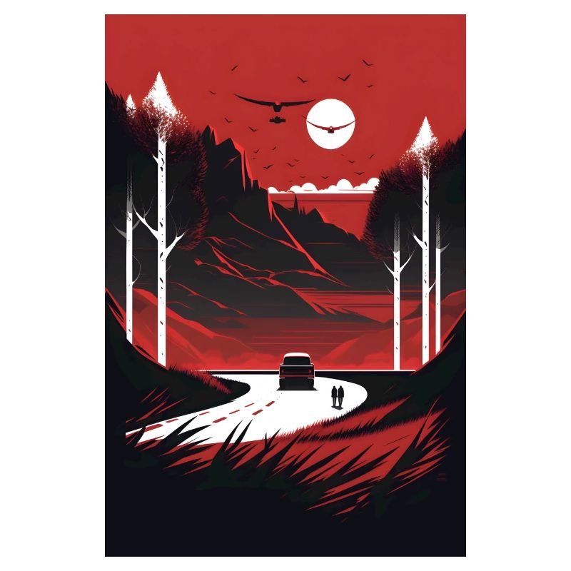 minimalist nature mountain gift
