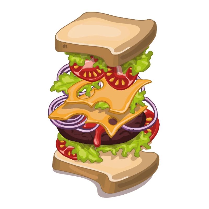 Tall Cheeseburger
