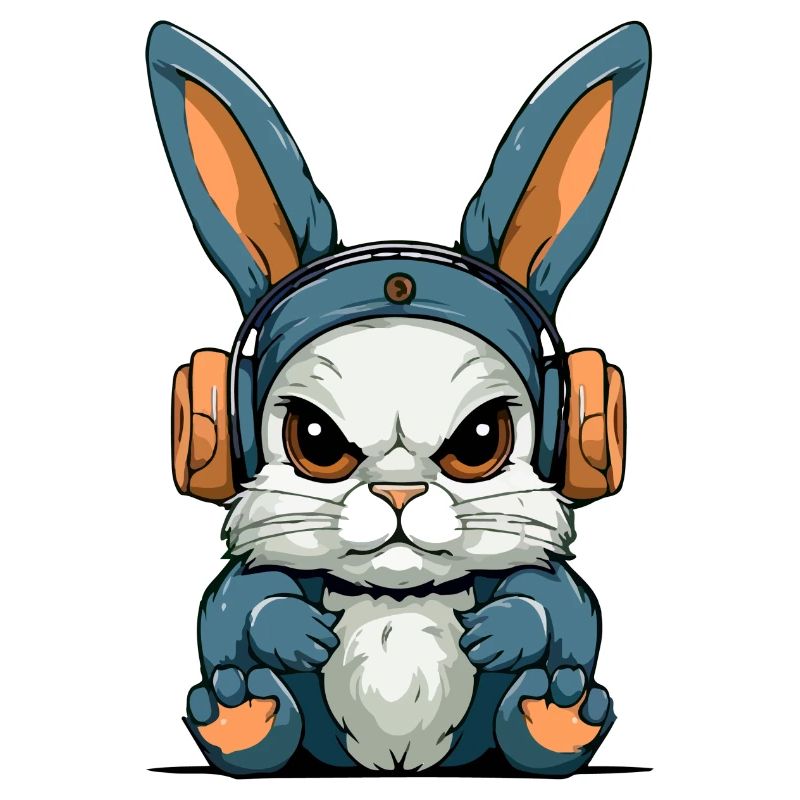 Grump the grumpy rabbit