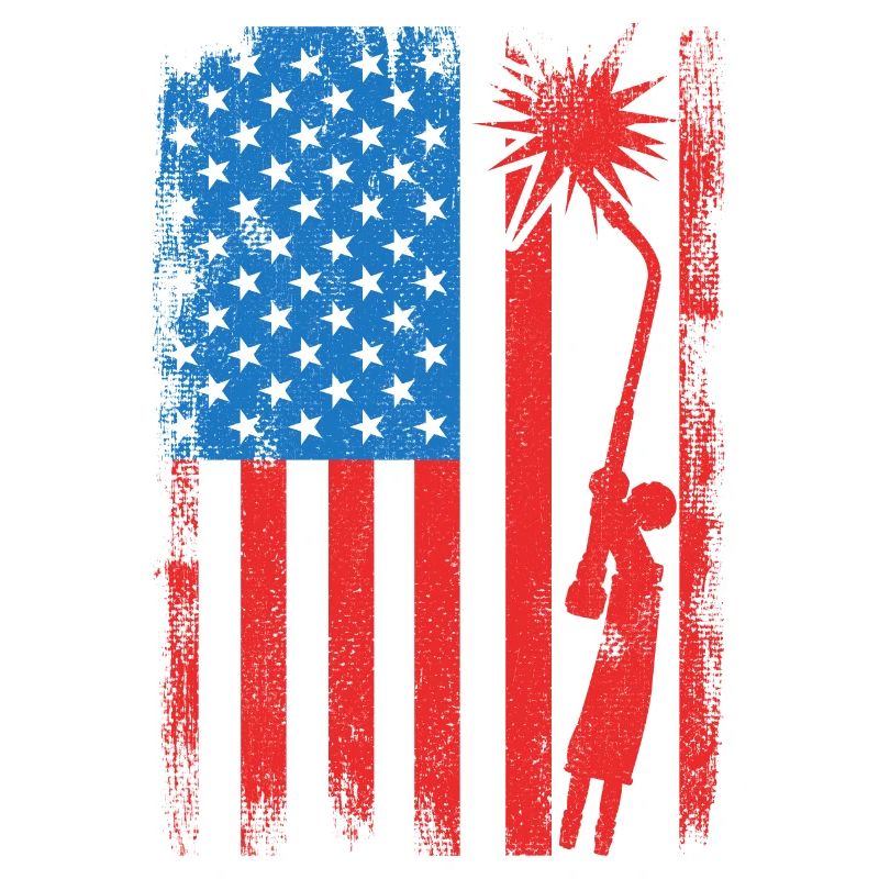 Drapeau de soudage des États-Unis