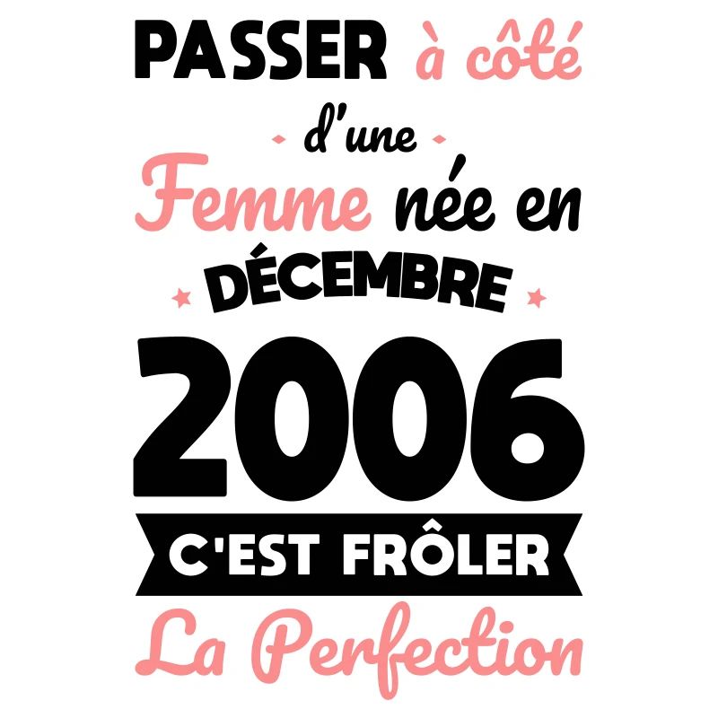 Anniversaire 18 ans - Née en Décembre 2006