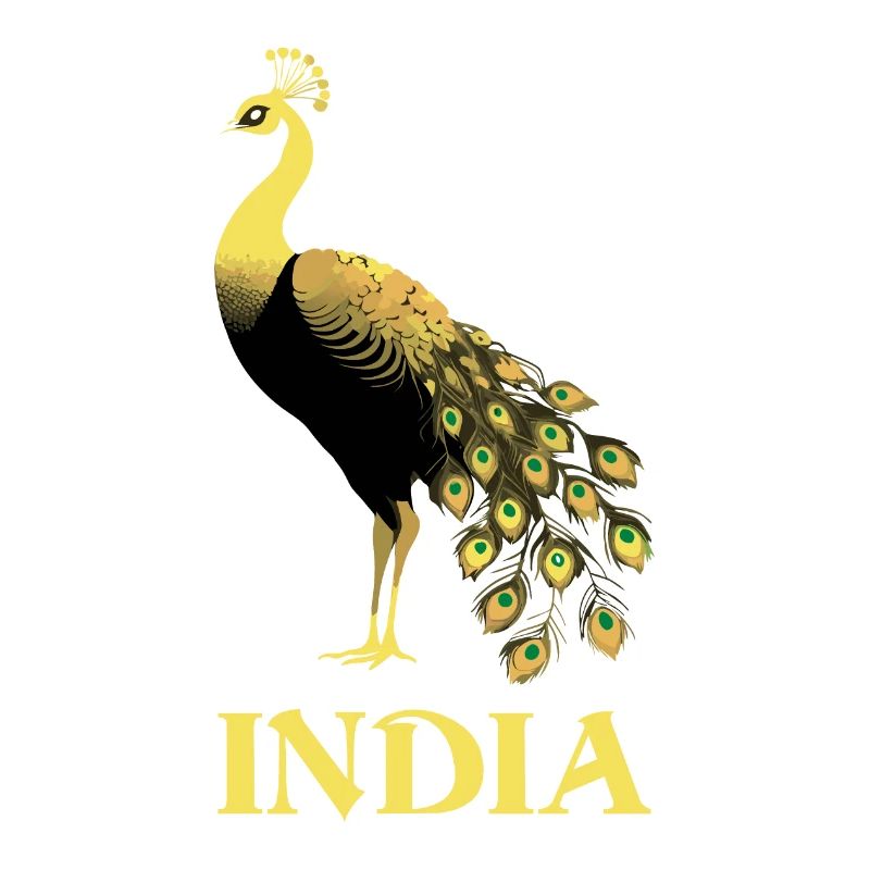 Pfau - Vogel Indiens