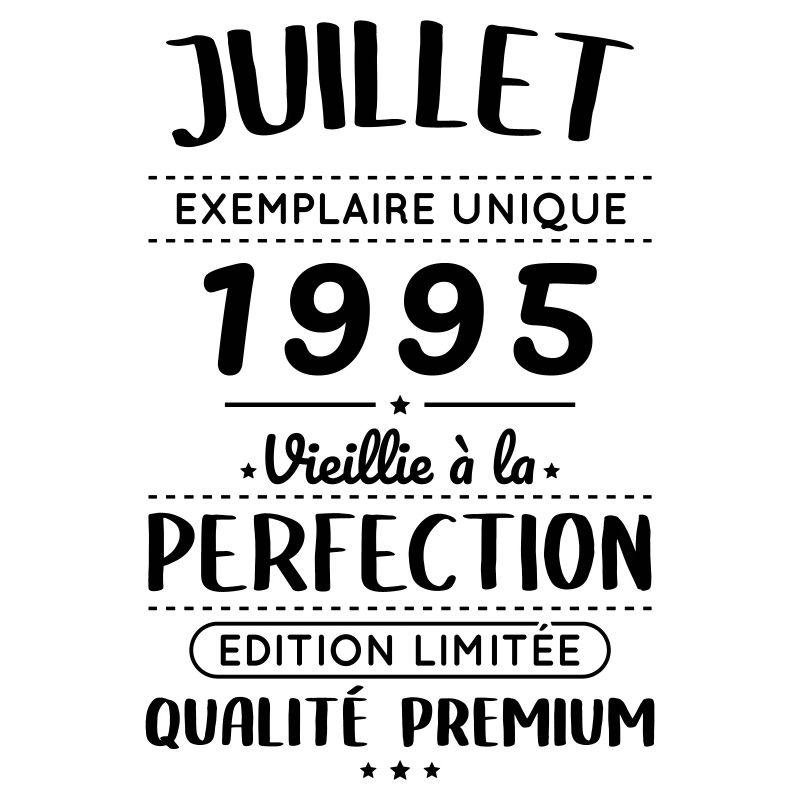 30-jähriges Jubiläum - Juli 1995 Perfektion
