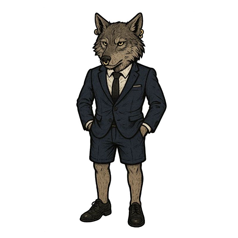 Successful wolf