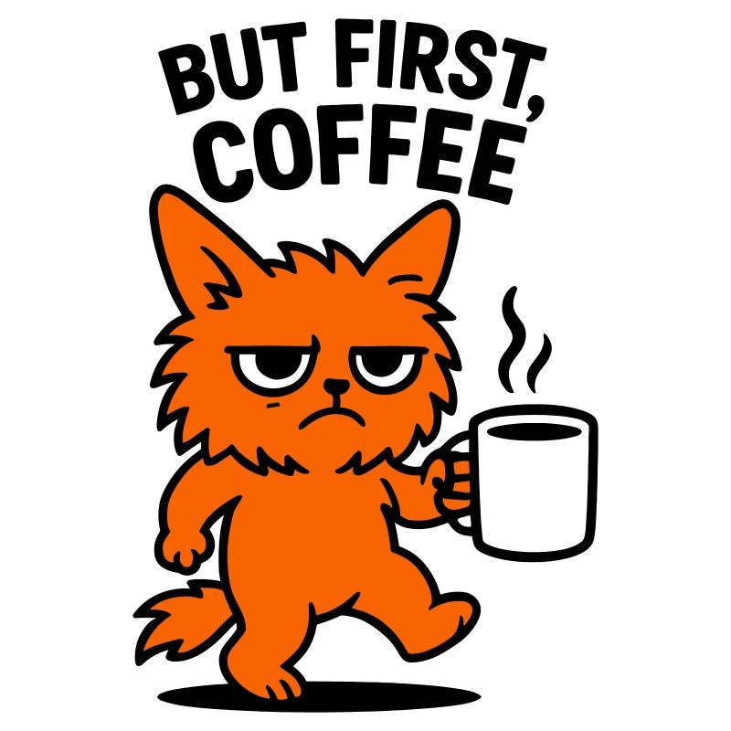 Mais d’abord chat café