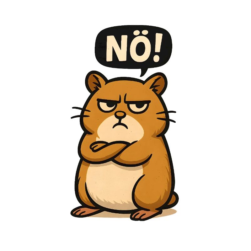 Hamster Einfach Nö Statement Meme