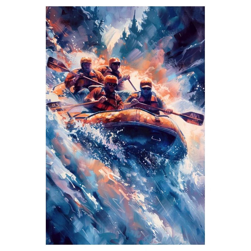Team Rush Through Wild Rapids