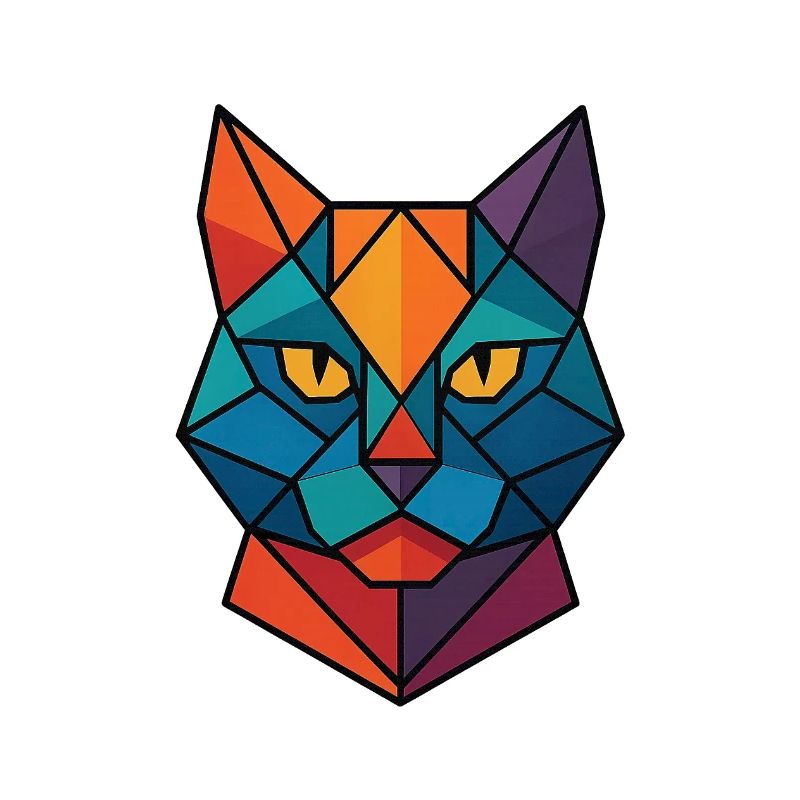 Chat | Tête de chat Impression / Impression / Design