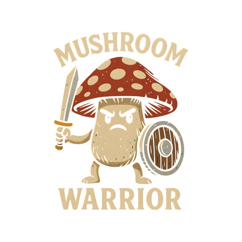Guerrier champignon avec épée
