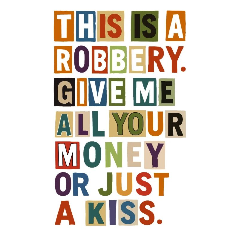 Ransom Note Bold Typography Tee