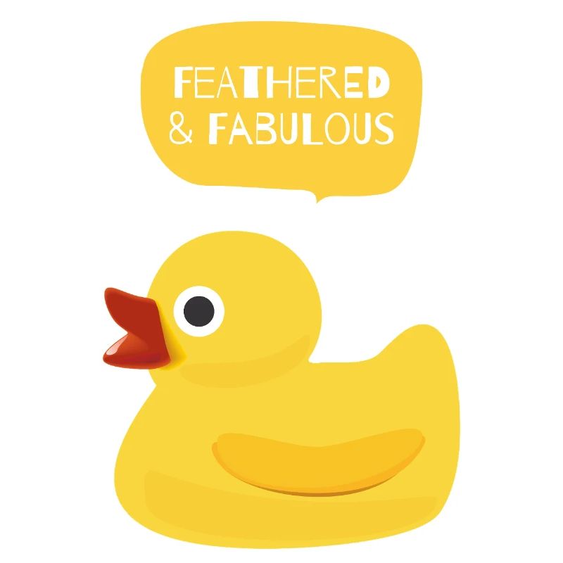 Feathered & Fabulous Duck Design
