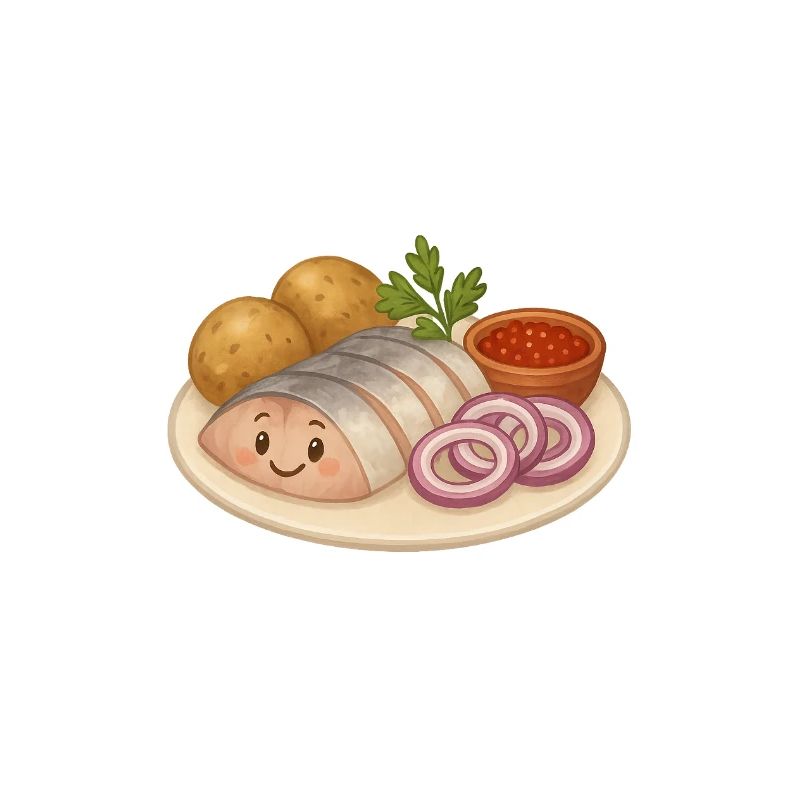 Herring with potatoes