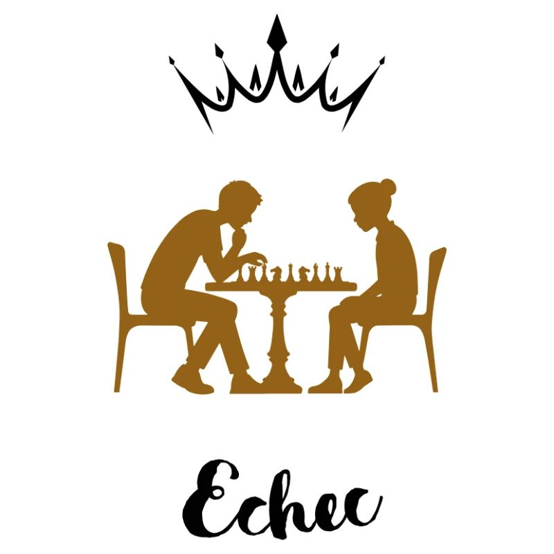 Chessboard at the café