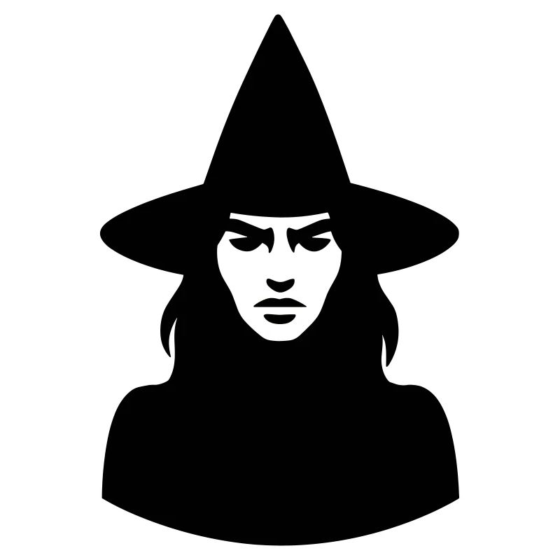 Witch with hat