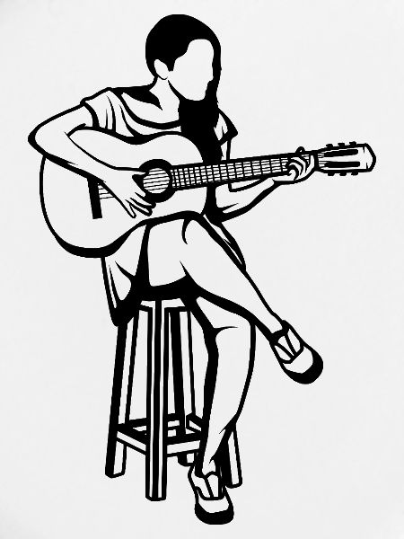 Gitarrenmädchen
