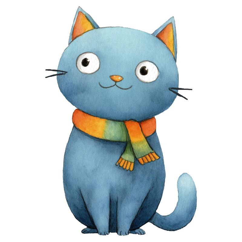 Little cat magic tale style