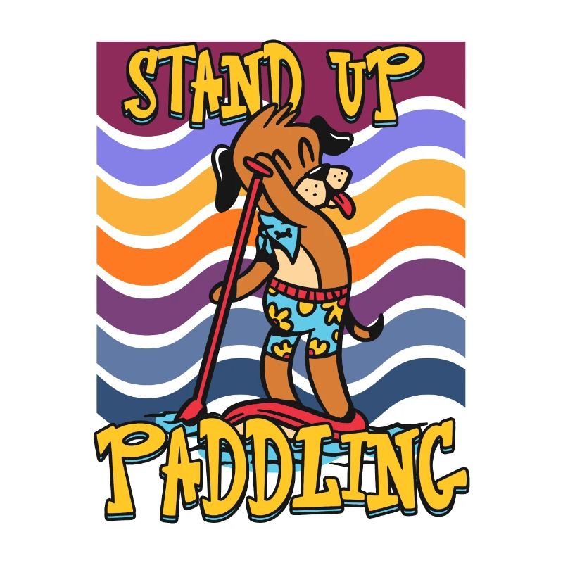 Conception de stand up paddle pour un surfeur de paddle