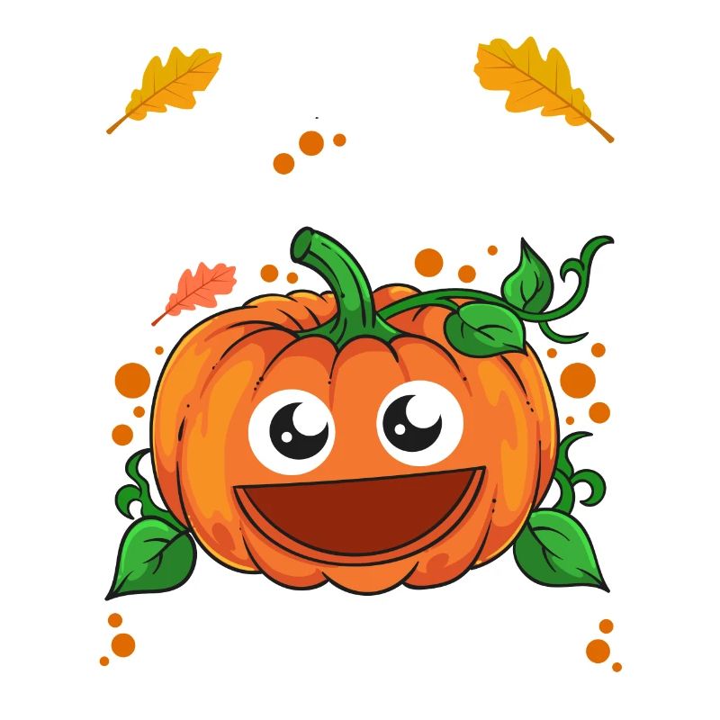 Citrouille la plus douce dans le patch Halloween