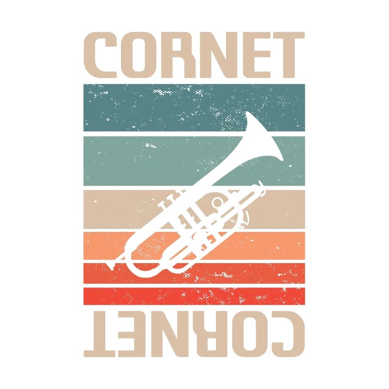 Instrument de cornet classique rétro vintage