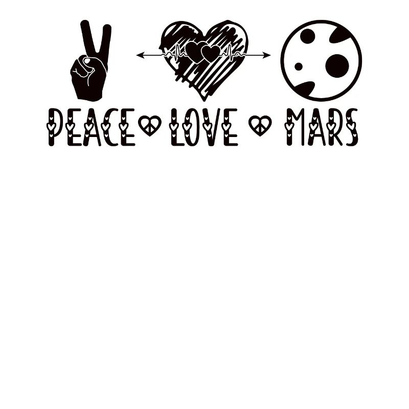 Mars Frieden Liebe