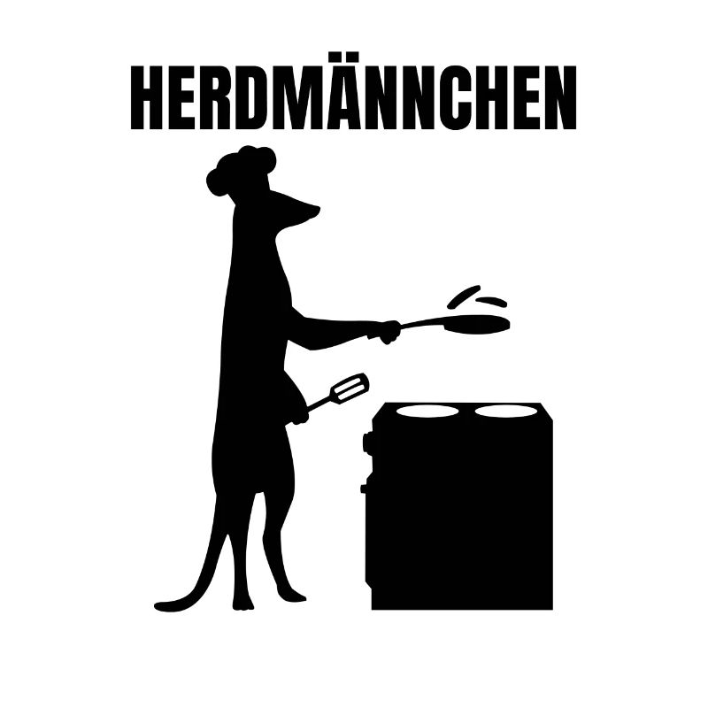 Herdmännchen Essen Kochen Lustiger Koch