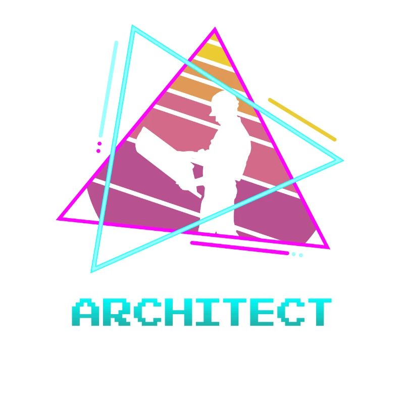 Retro Vintage Classic Architect Architecture