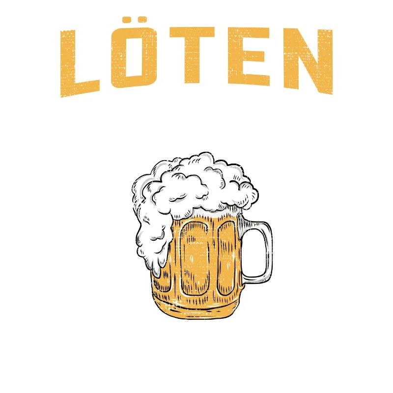 Löten ganz oder gar nicht Biertrinker lustige