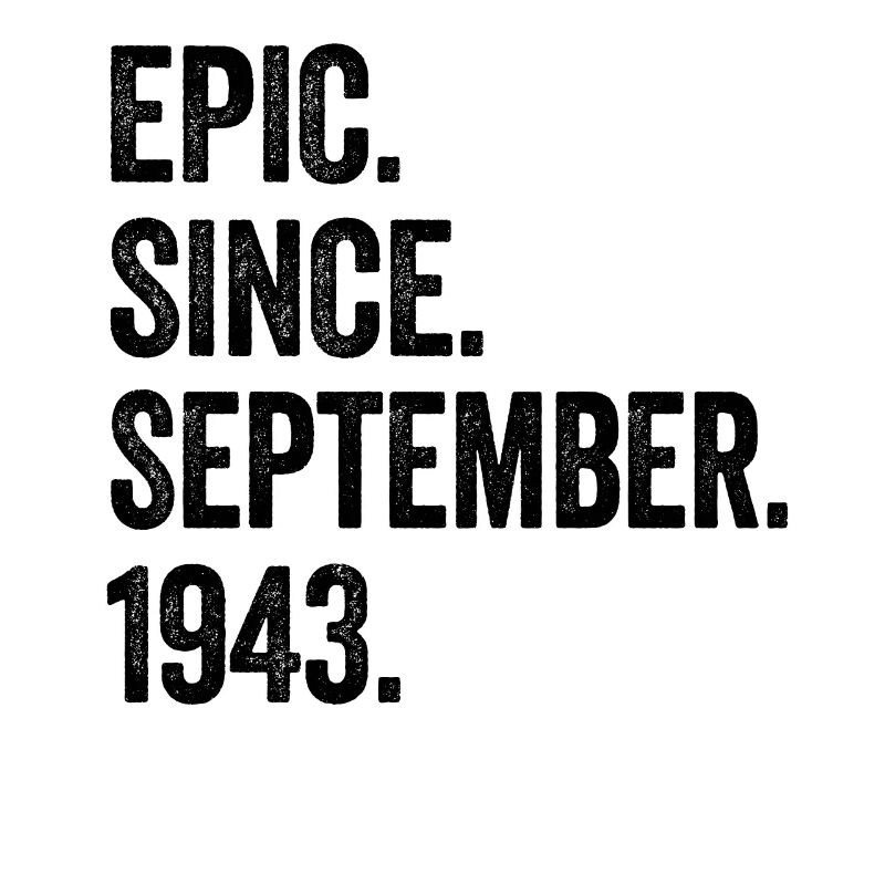 80 Years Old Epic Since September 1943 80th