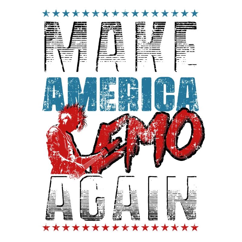 Emoticon Make America Emo Again Emocore Aesthetic