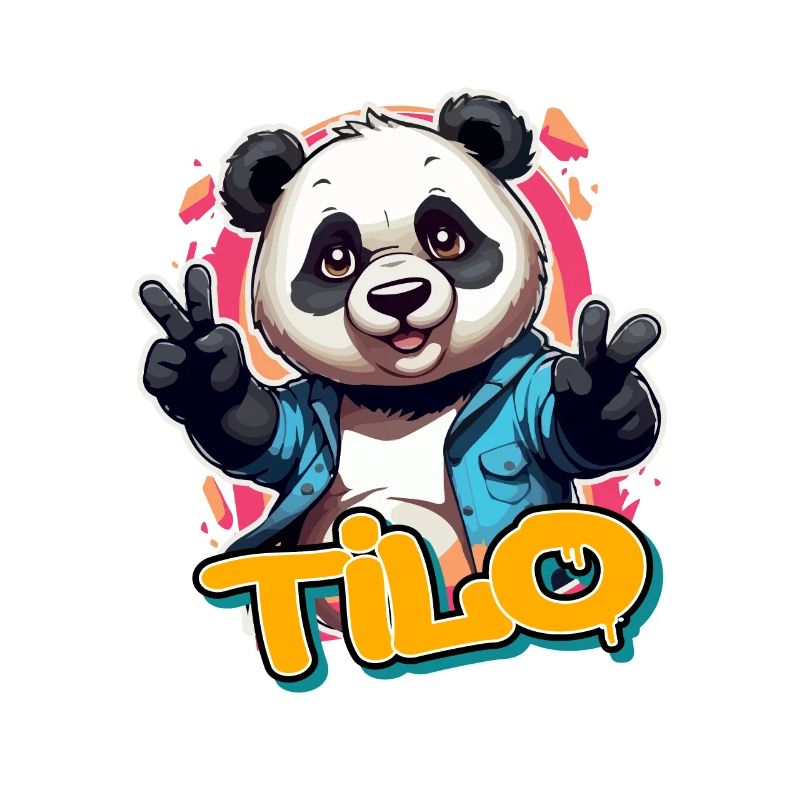 THILO - Schöner Jungen Name mit coolem Panda