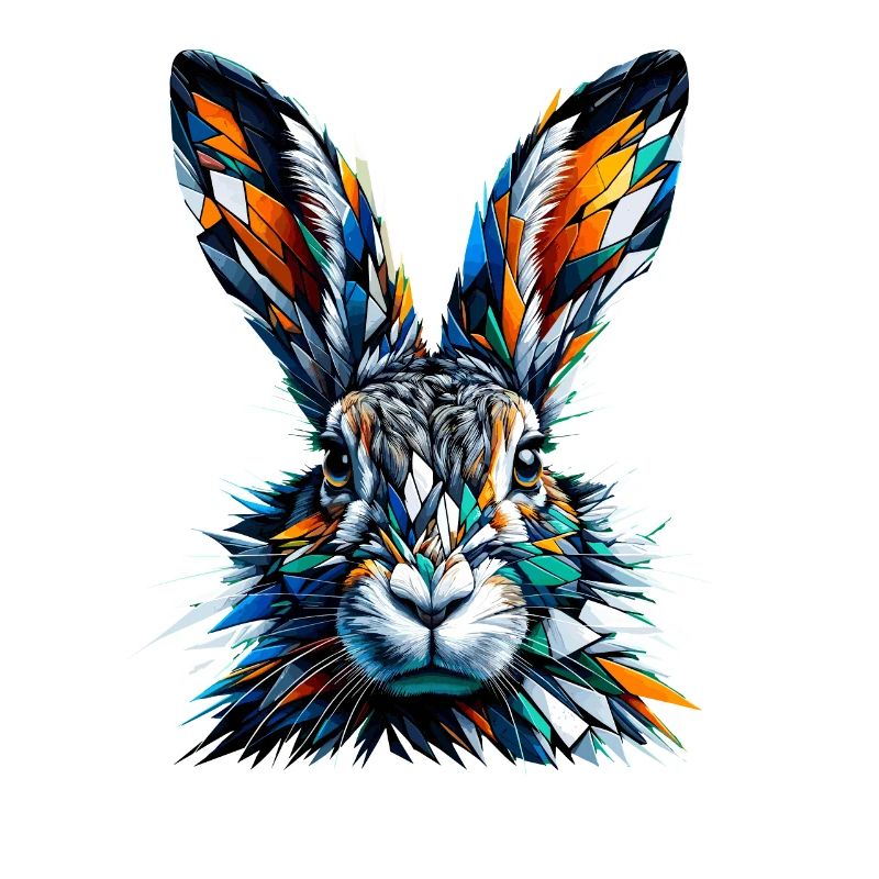 Polygone Art Jackrabbit Jackrabbits