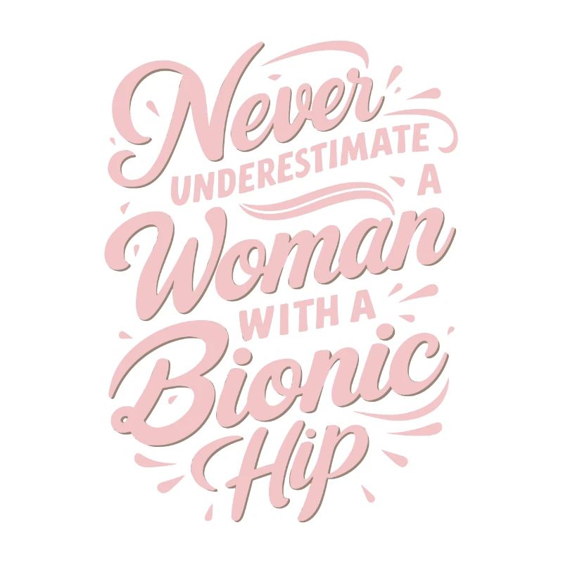 Woman Bionic Hip Replacement Surgery Joint
