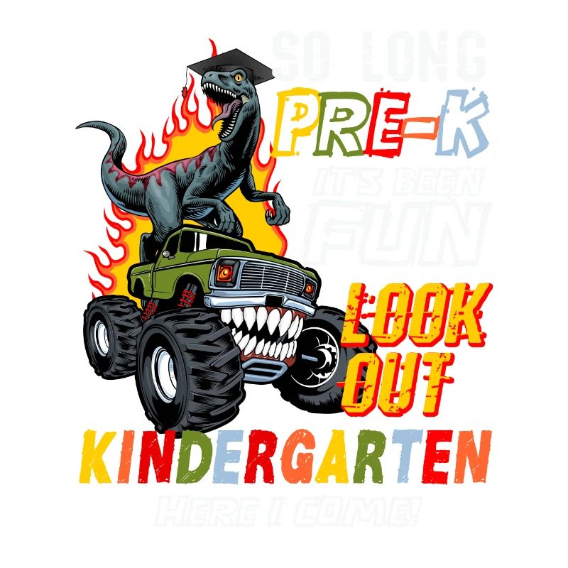 Kindergarten Abschluss Dino Dinosaur T-Rex Spaß