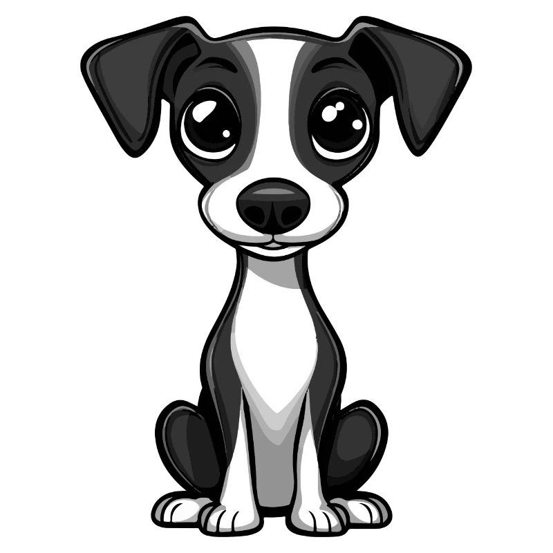 Whippet Chien Comique Bébé
