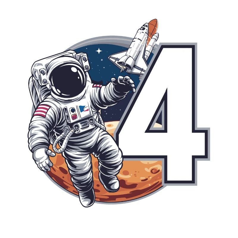 5e anniversaire Astronaute Aventure spatiale pour les garçons