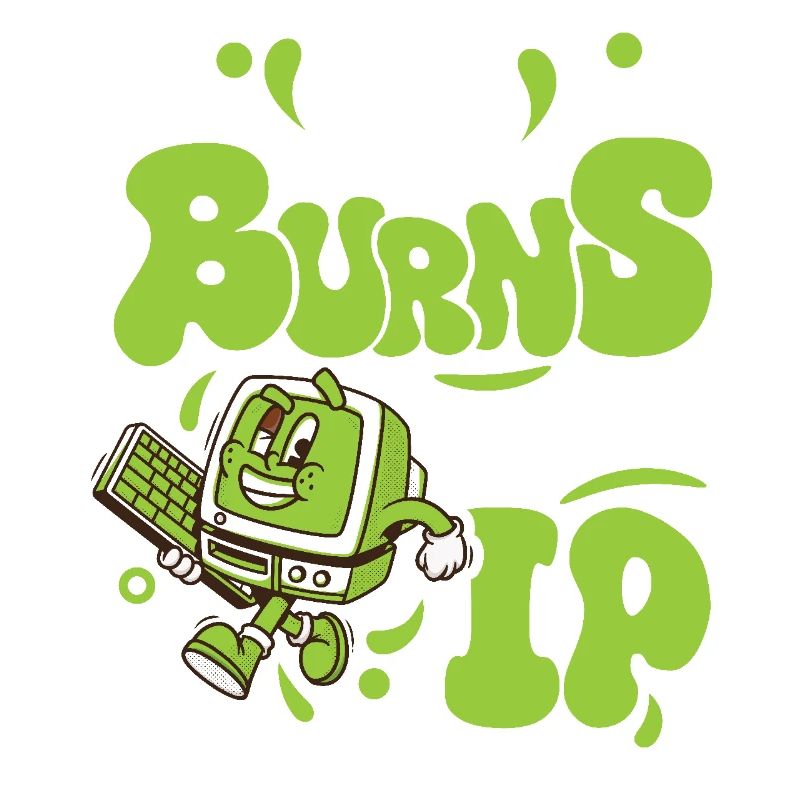 Lustiger Spruch "It Burns when i Pee"!