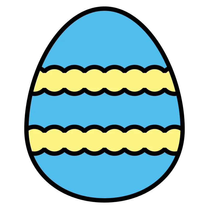 Easter egg colorful